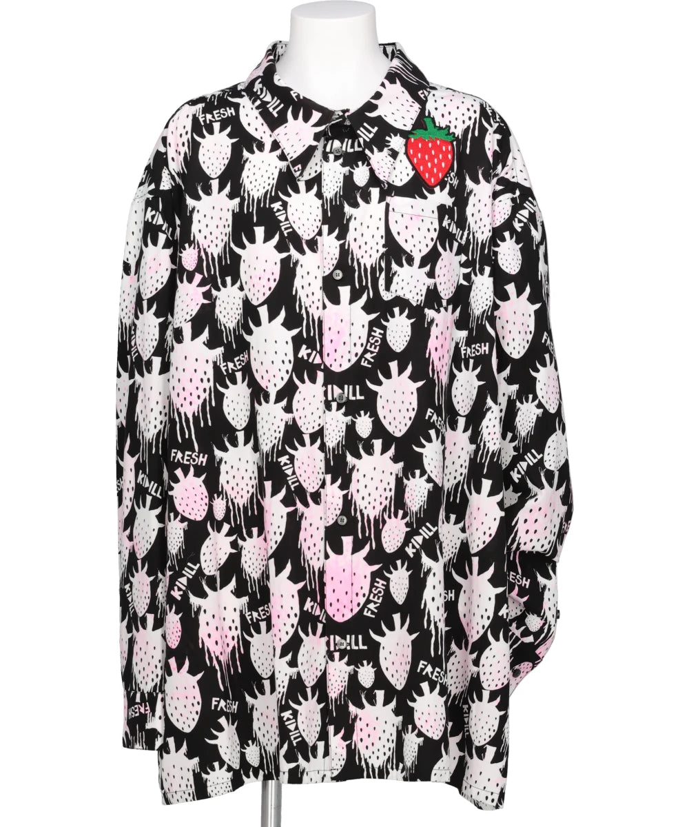 STRAWBERRY OVERSIZED SHIRT