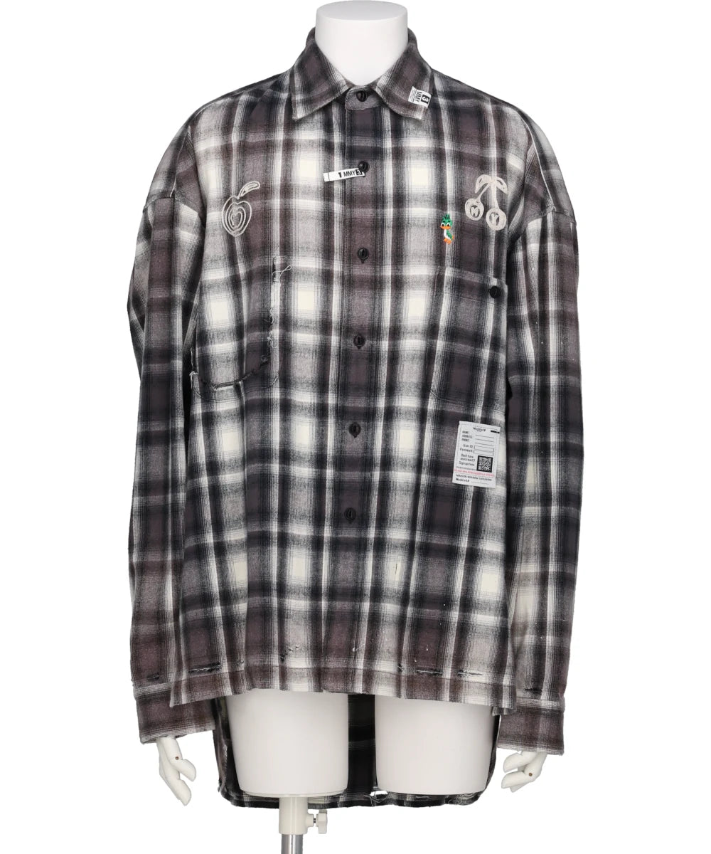 VINTAGE LIKE CHECK L/S SHIRTS