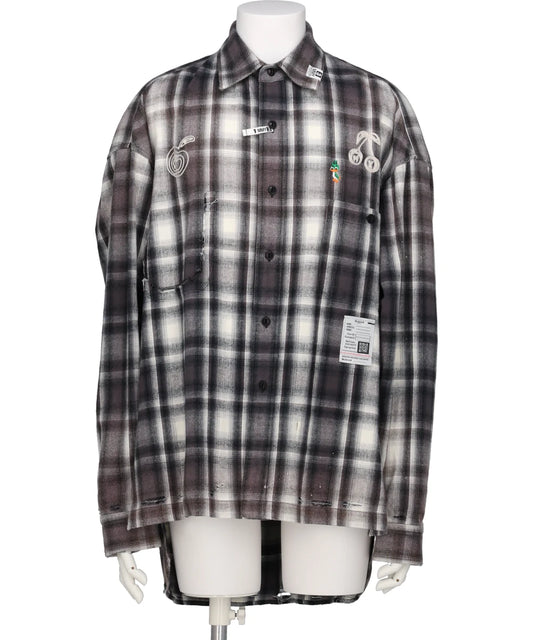 VINTAGE LIKE CHECK L/S SHIRTS