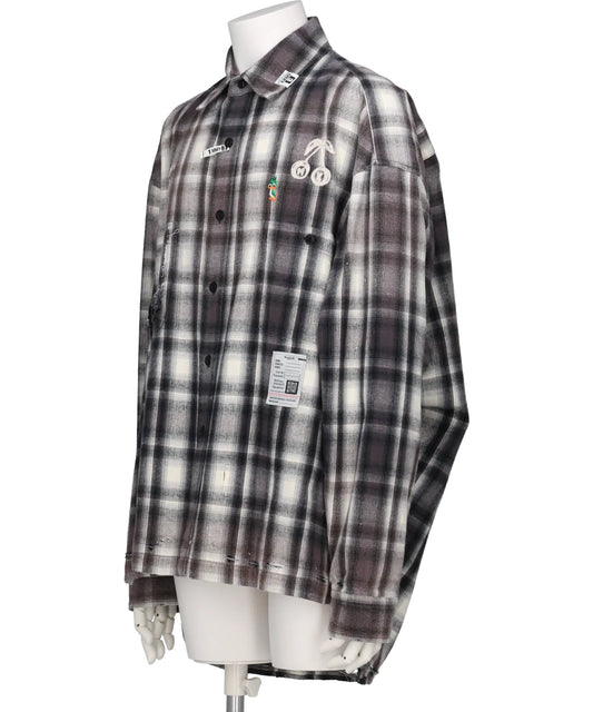 VINTAGE LIKE CHECK L/S SHIRTS