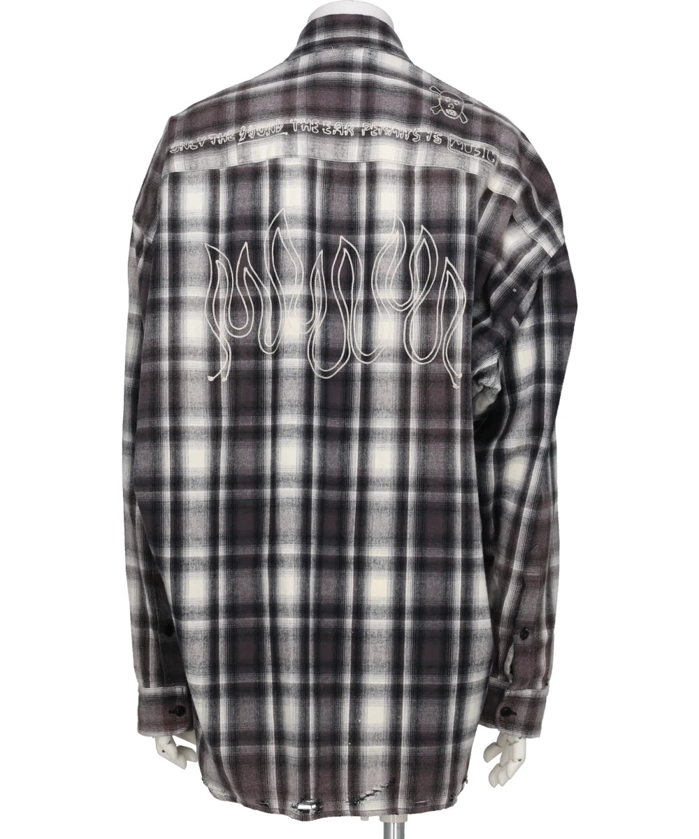 VINTAGE LIKE CHECK L/S SHIRTS