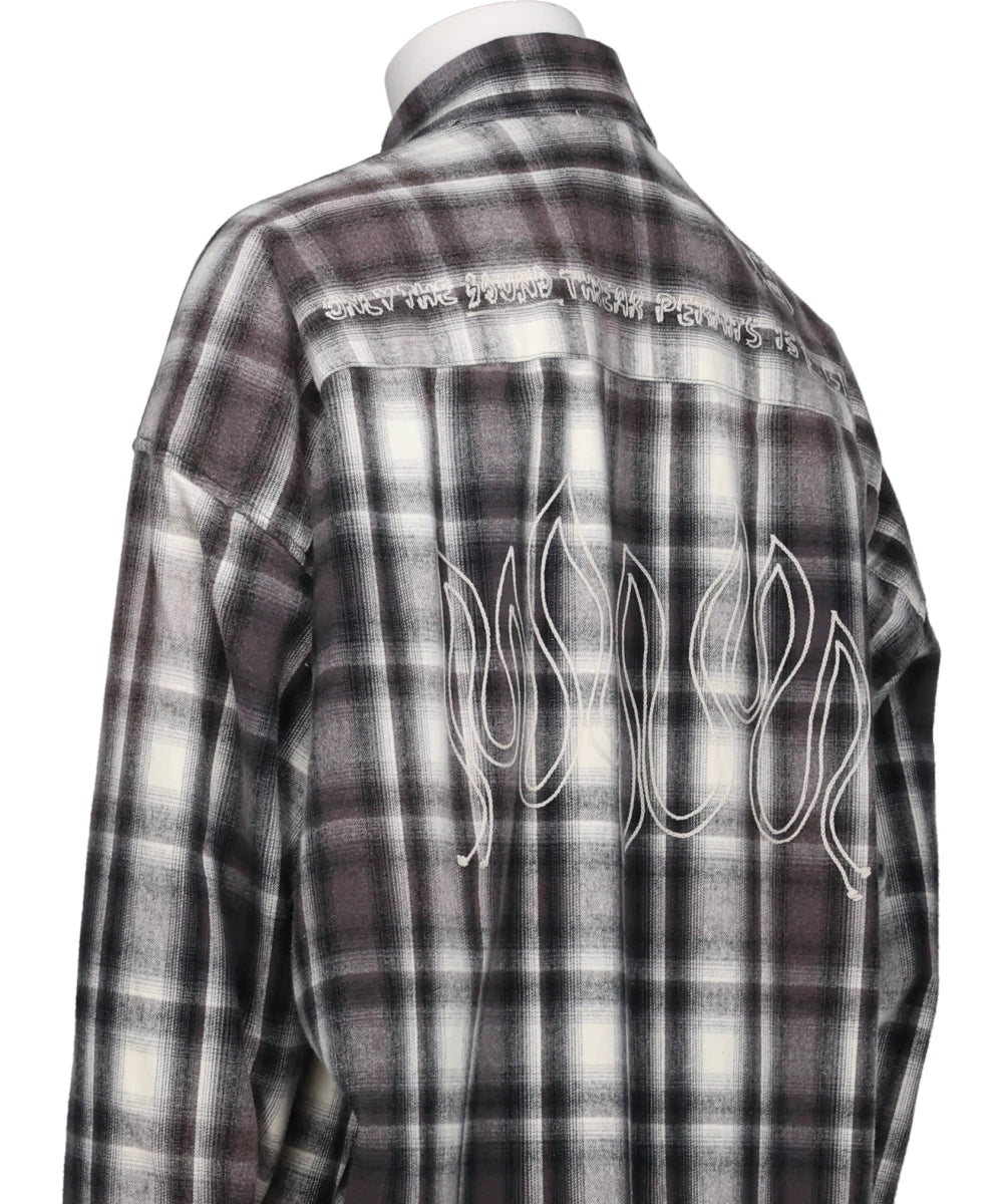 VINTAGE LIKE CHECK L/S SHIRTS