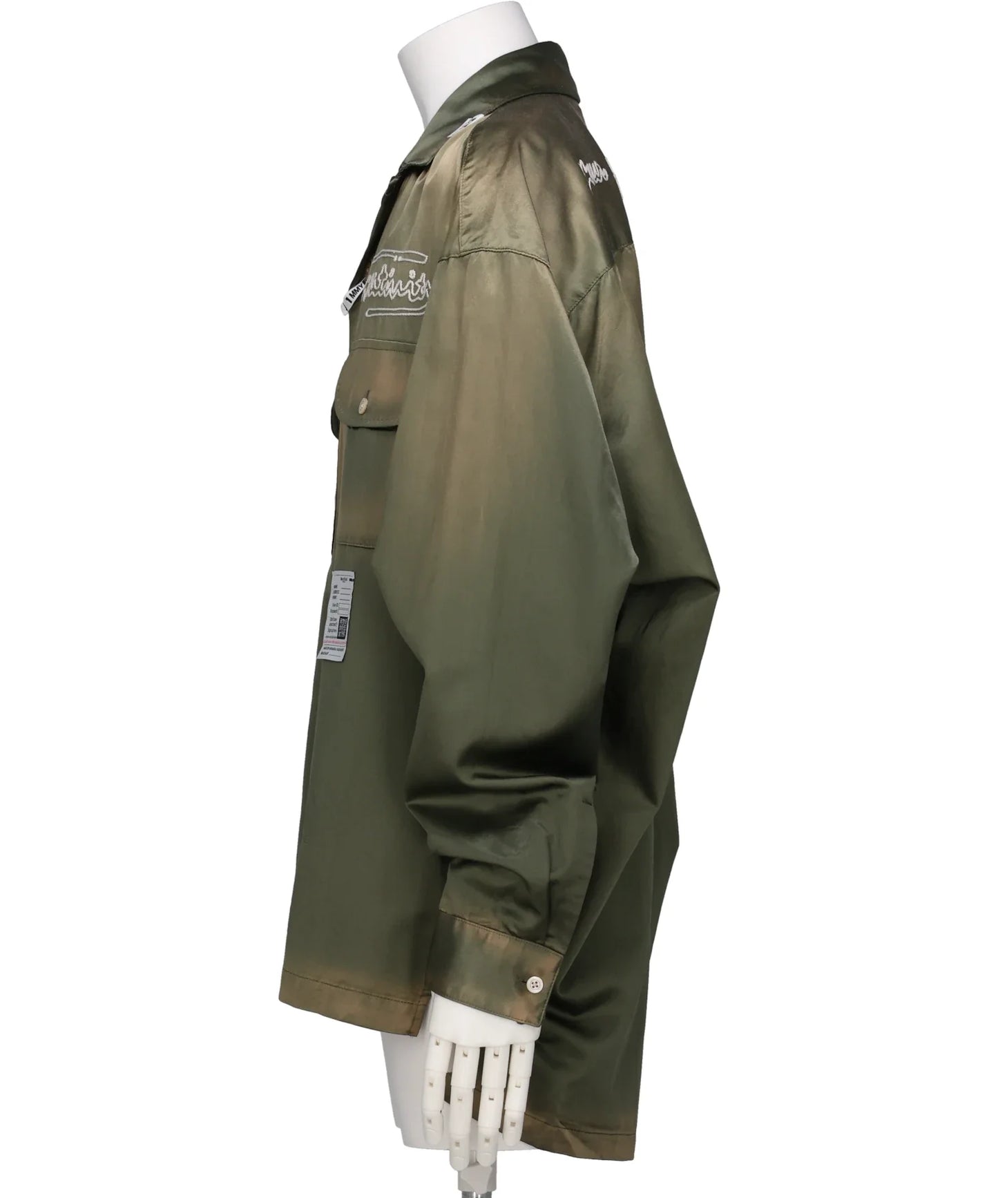 FADED SATIN L/S SHIRTS