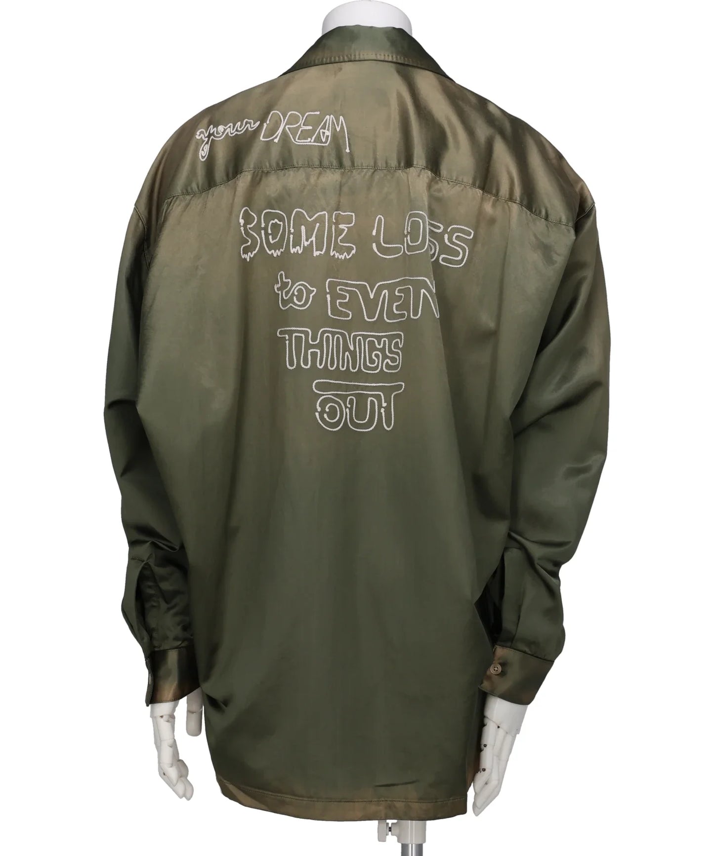 FADED SATIN L/S SHIRTS