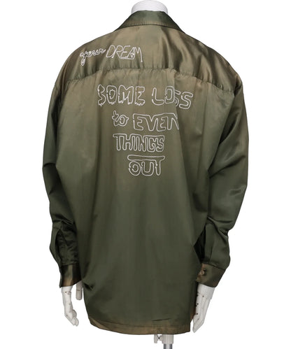 FADED SATIN L/S SHIRTS