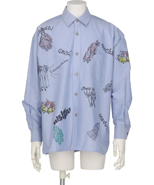 HAND PAINTING MONSTER SHIRT