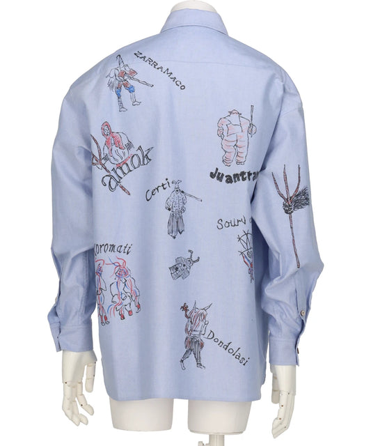 HAND PAINTING MONSTER SHIRT