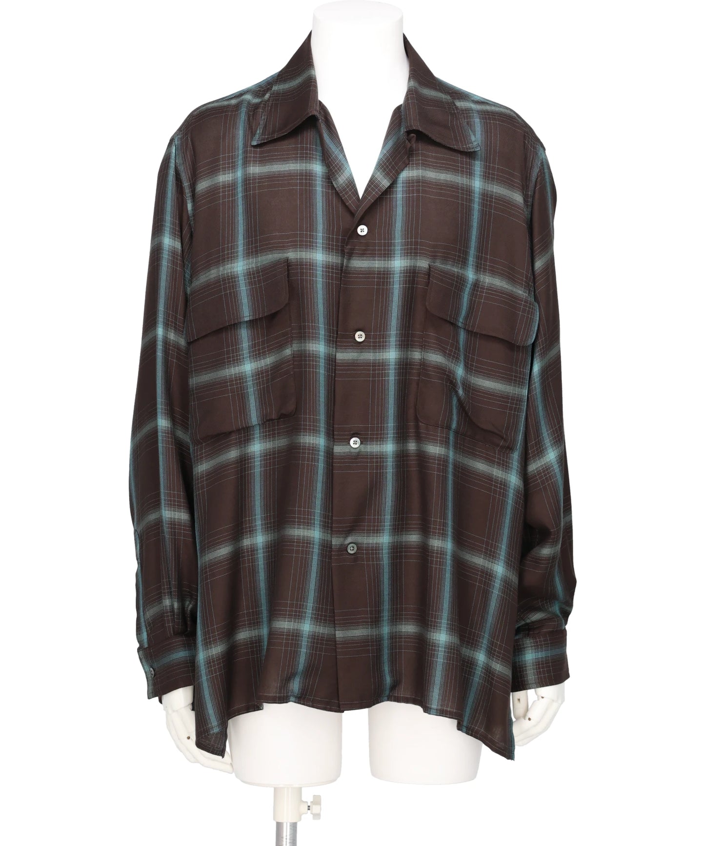 YOKE(ヨーク) OMBRE PLAID WPOCKET SHIRT