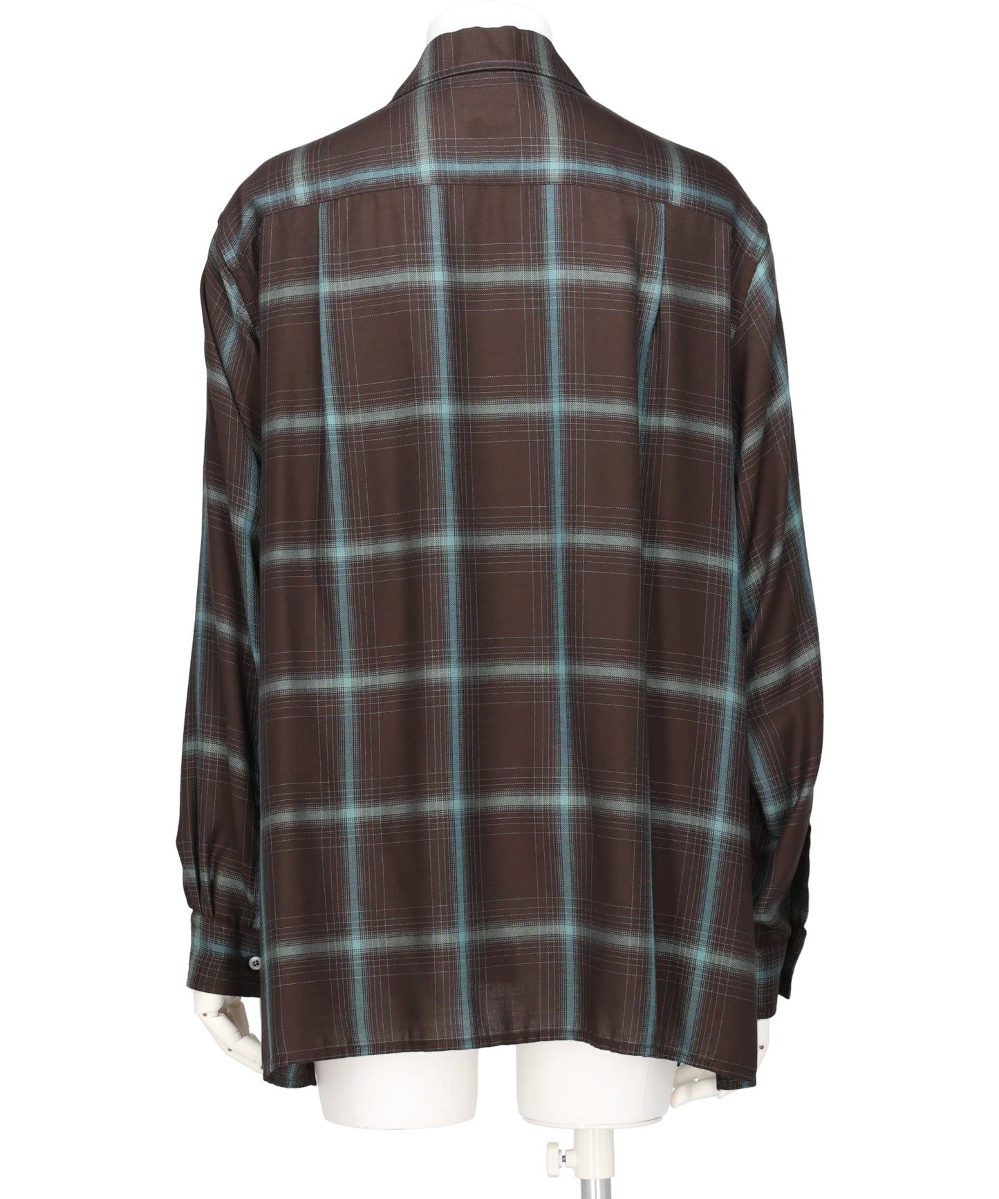 OMBRE PLAID WPOCKET SHIRT