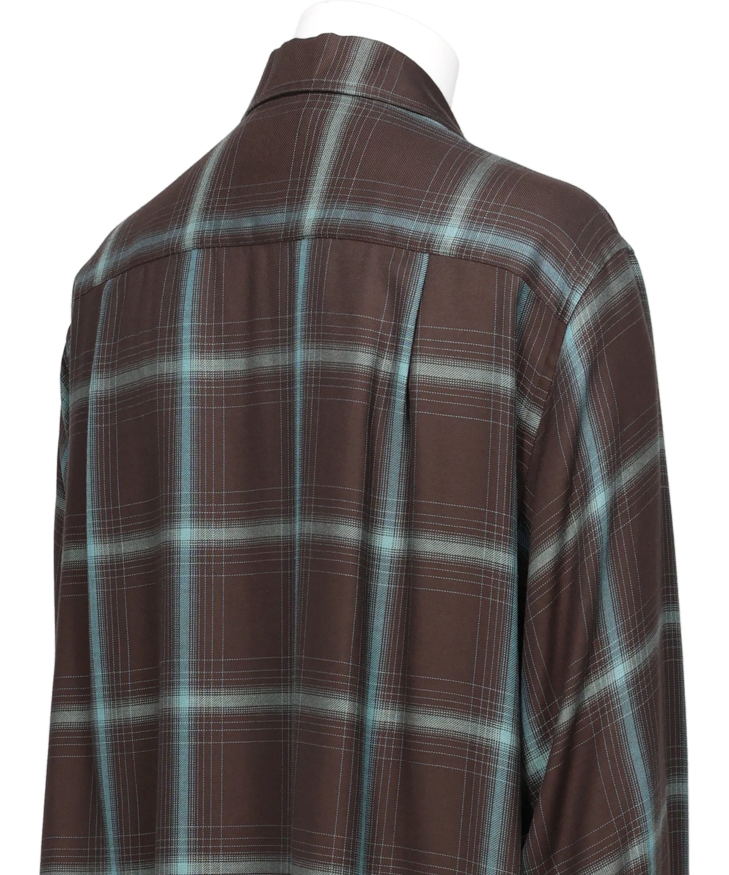 OMBRE PLAID WPOCKET SHIRT