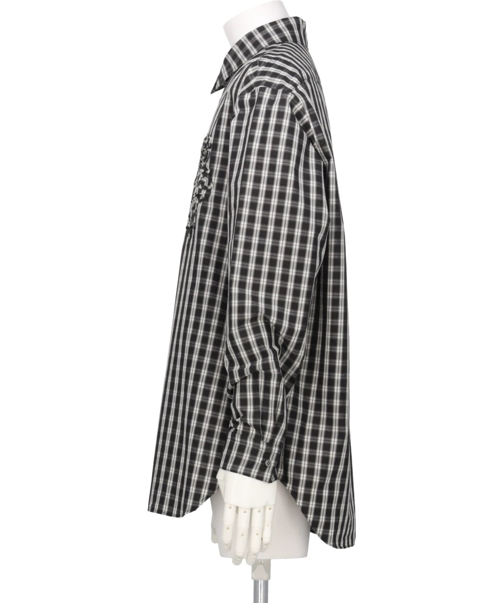 WOVEN CODE EMBROIDERY DRESS SHIRTS