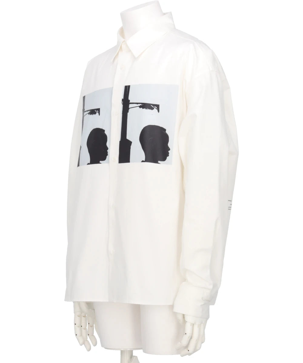 ALMOSTBLACK  YASUHIRO ISHIMOTOWOVEN PRINT DRESS SHIRTS