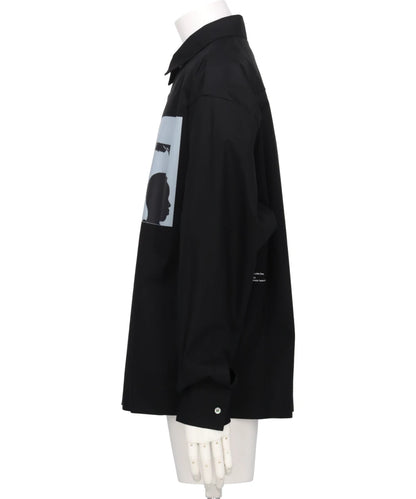 ALMOSTBLACK  YASUHIRO ISHIMOTOWOVEN PRINT DRESS SHIRTS