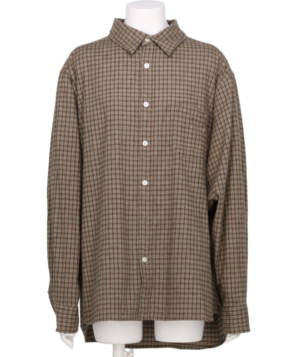 DISTRESSED CHECKED SHIRT