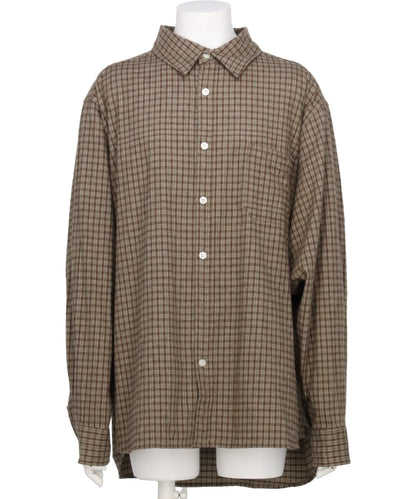 DISTRESSED CHECKED SHIRT