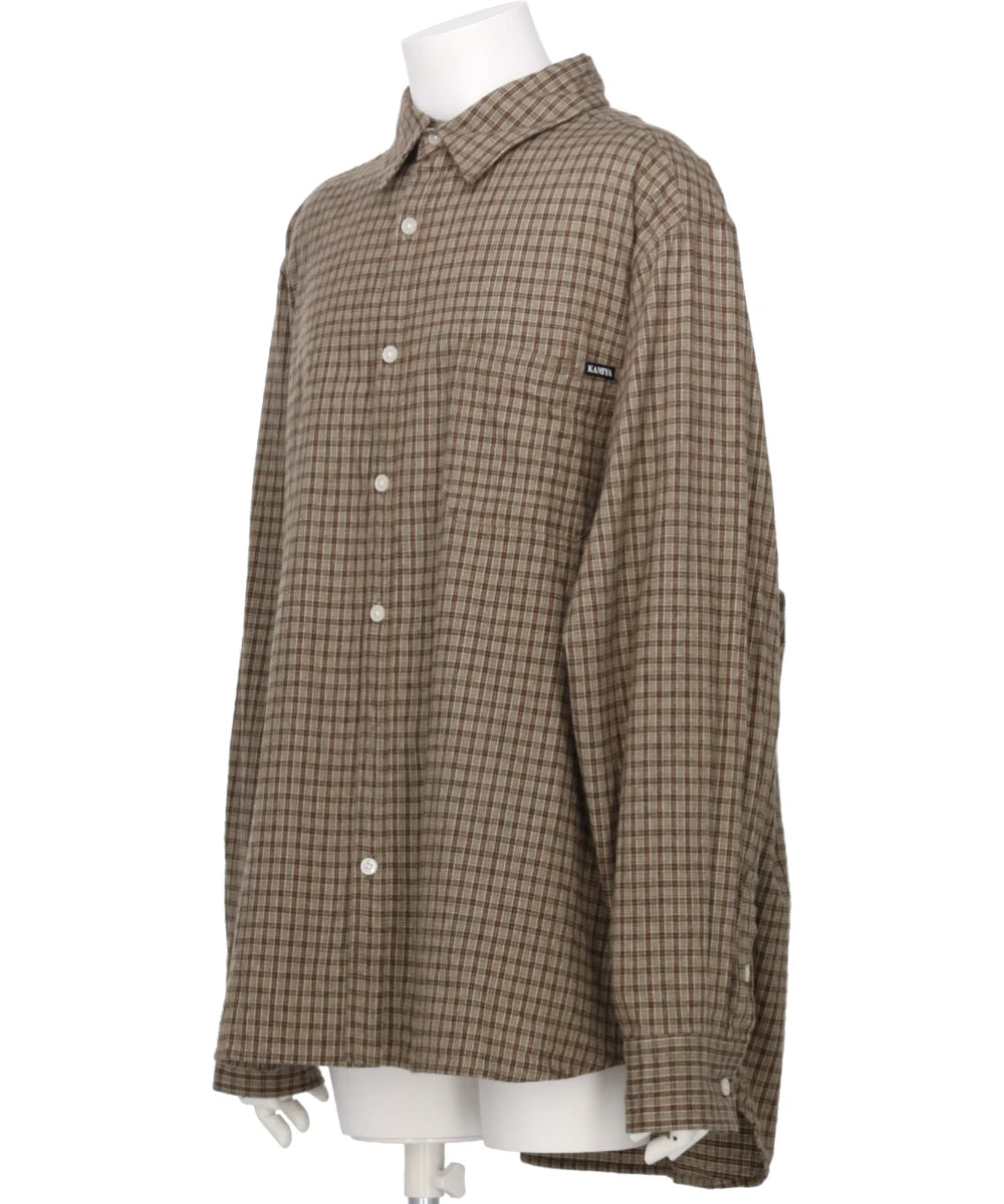 DISTRESSED CHECKED SHIRT