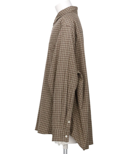 DISTRESSED CHECKED SHIRT