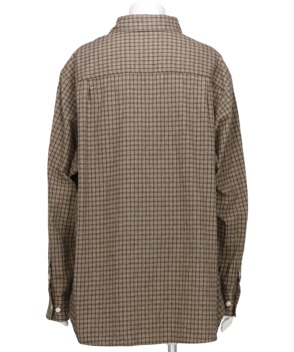 DISTRESSED CHECKED SHIRT