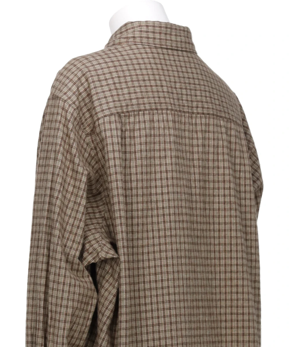 DISTRESSED CHECKED SHIRT