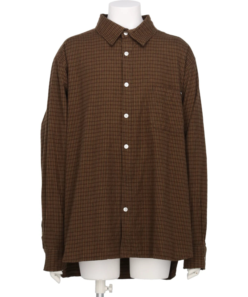 DISTRESSED CHECKED SHIRT