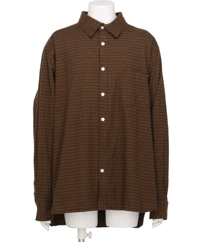 DISTRESSED CHECKED SHIRT