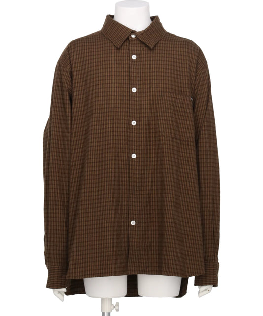 DISTRESSED CHECKED SHIRT