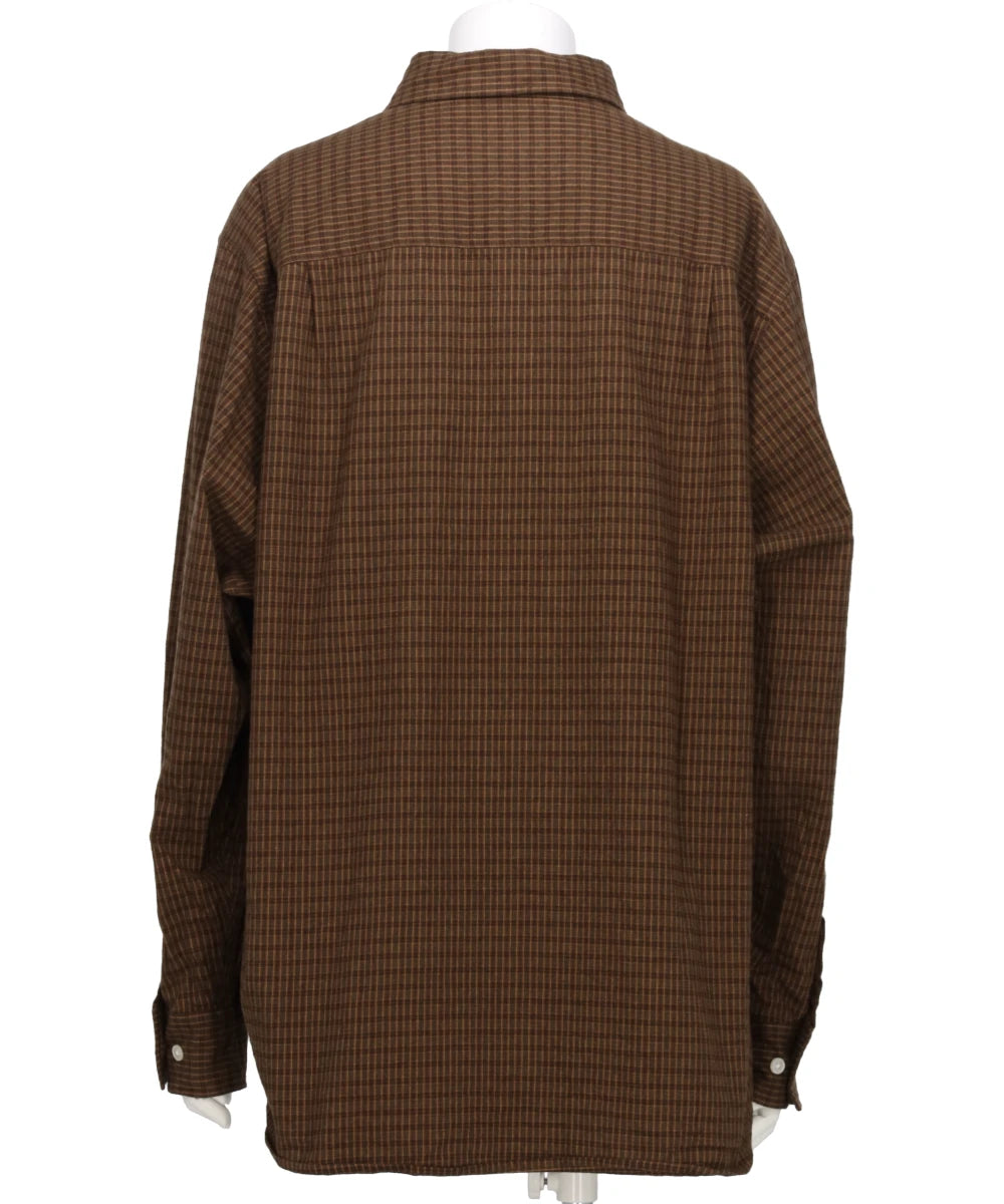 DISTRESSED CHECKED SHIRT