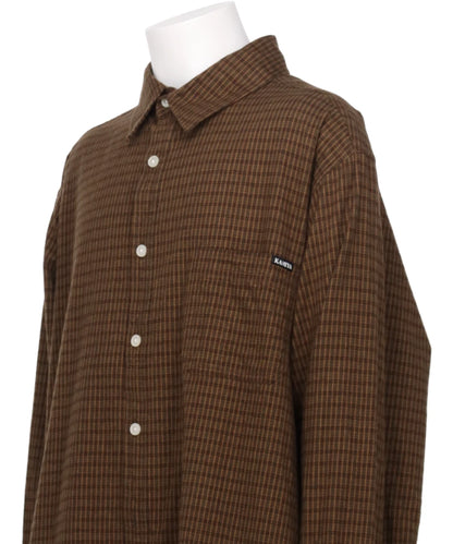 DISTRESSED CHECKED SHIRT