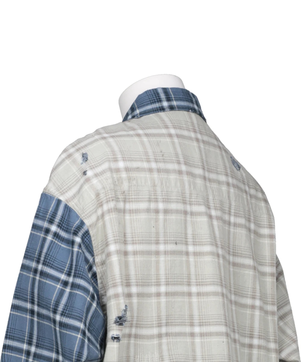 REPAIRED CRAZY CHECKED SHIRT – MIDWEST ONLINE STORE