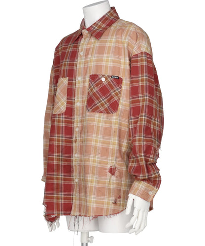 REPAIRED CRAZY CHECKED SHIRT
