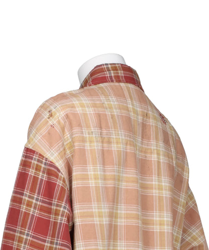 REPAIRED CRAZY CHECKED SHIRT