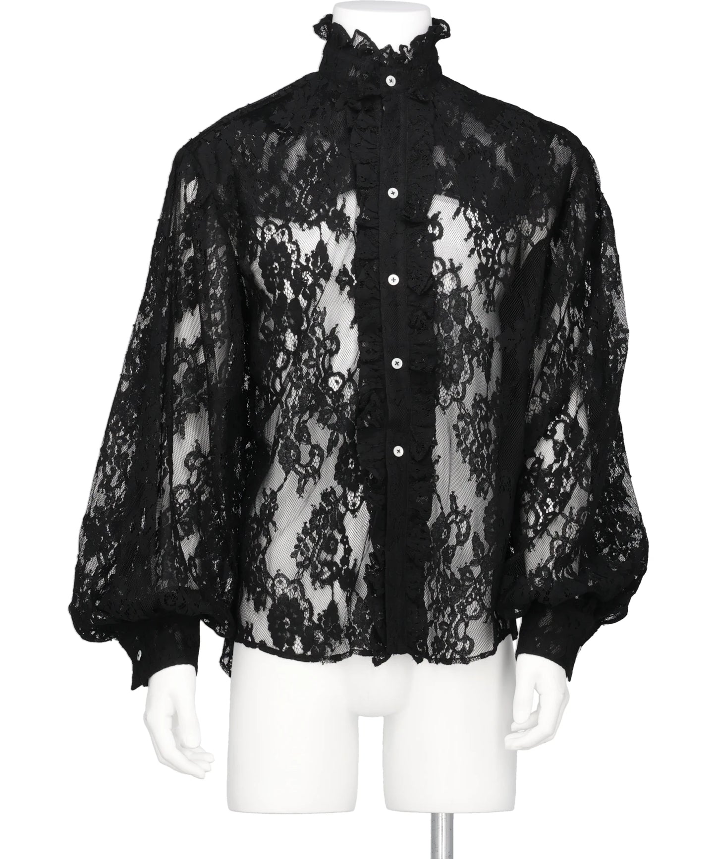 VIVIANO(ヴィヴィアーノ) 2026SS PUFF SLEEVE LACE SHIRT *VM-SS26-SH09