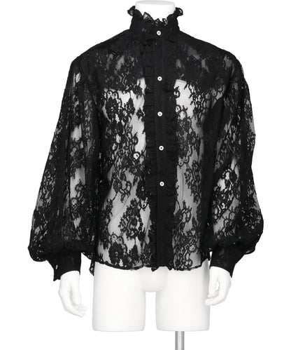 VIVIANO(ヴィヴィアーノ) 2026SS PUFF SLEEVE LACE SHIRT *VM-SS26-SH09