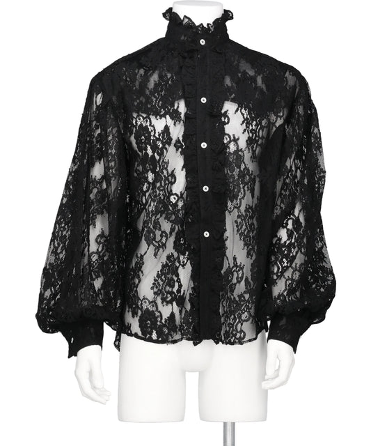 VIVIANO(ヴィヴィアーノ) 2026SS PUFF SLEEVE LACE SHIRT *VM-SS26-SH09