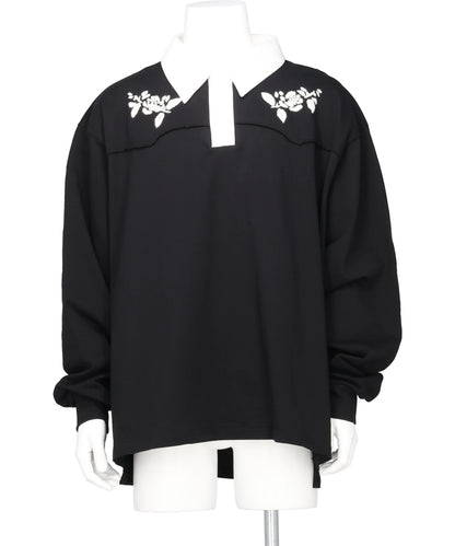 VIVIANO(ヴィヴィアーノ) 2026SS HAND EMBROIDERED RUGBY SHIRT *VM VIVIANO(ヴィヴィアーノ) 2026SS HAND EMBROIDERED RUGBY SHIRT *VM
