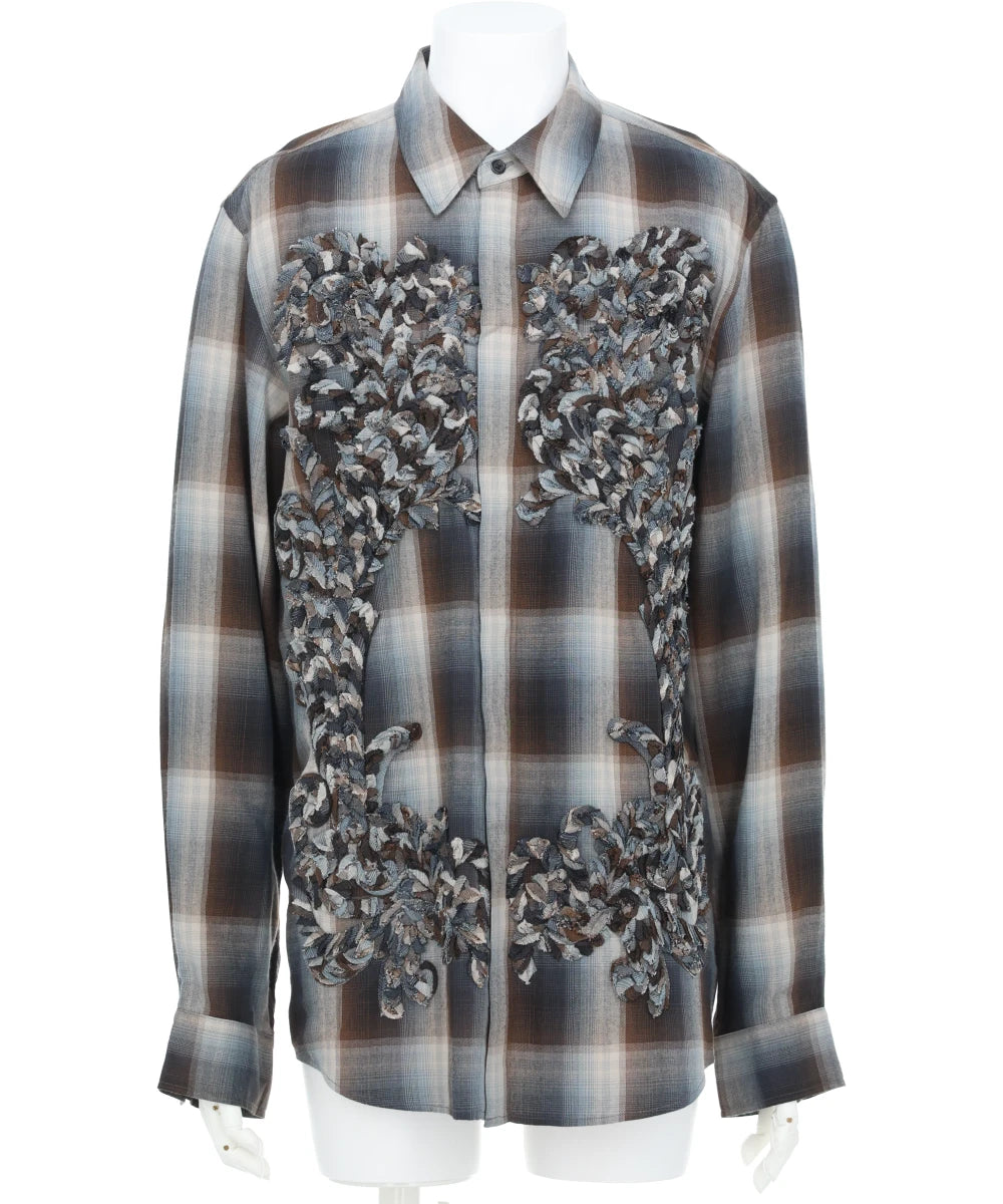 CHECK EMBROIDERY SHIRTS
