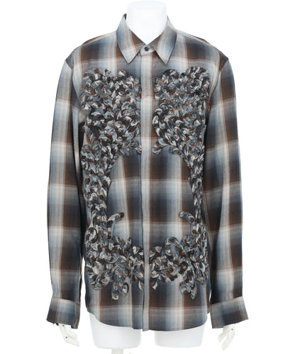 CHECK EMBROIDERY SHIRTS