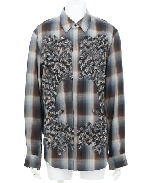 CHECK EMBROIDERY SHIRTS
