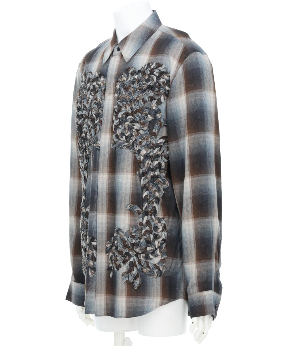 CHECK EMBROIDERY SHIRTS