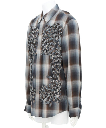 CHECK EMBROIDERY SHIRTS