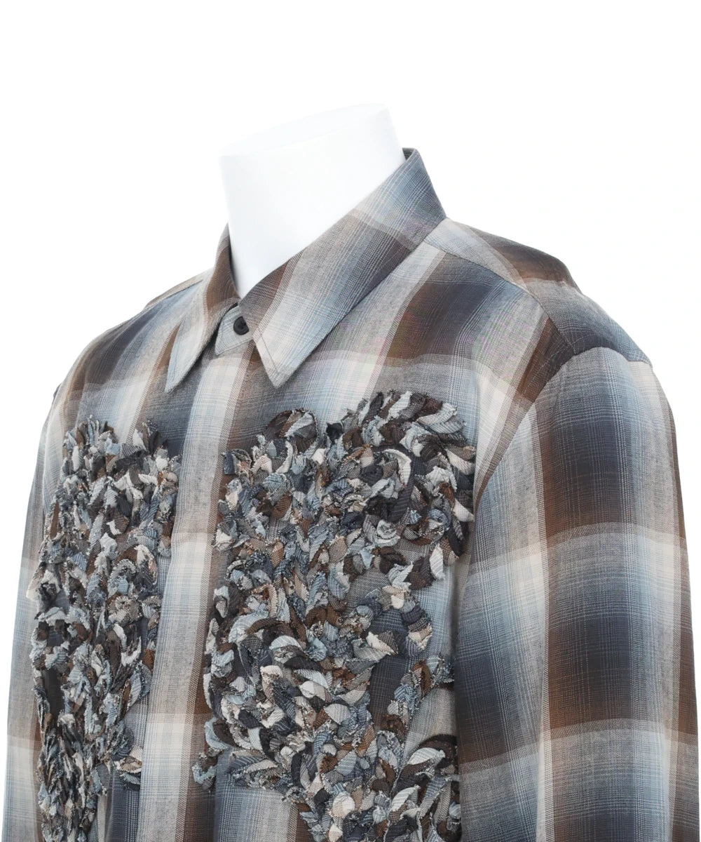 CHECK EMBROIDERY SHIRTS