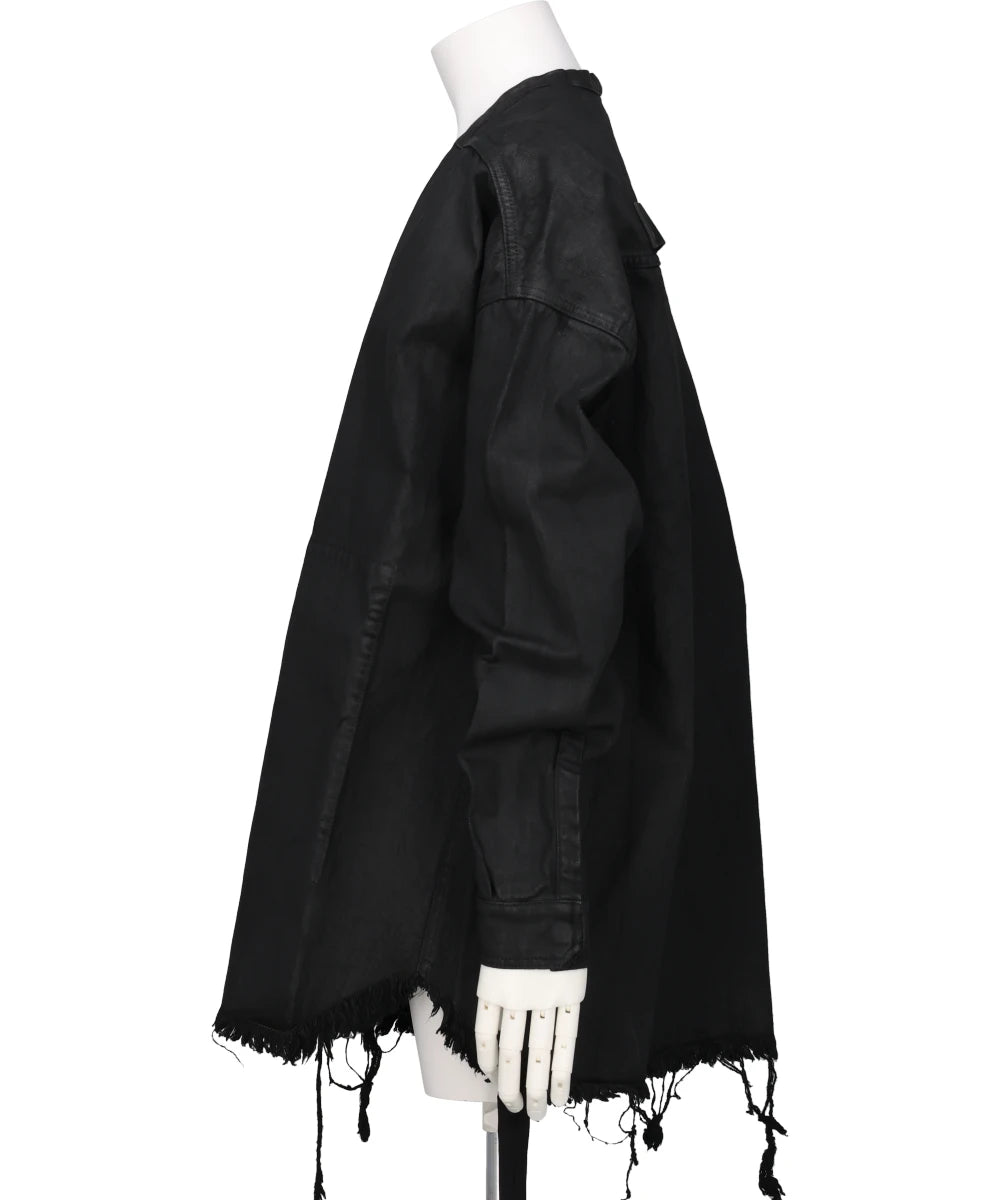 LIDO LARRY SHIRT - BLACK WAX