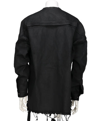 LIDO LARRY SHIRT - BLACK WAX