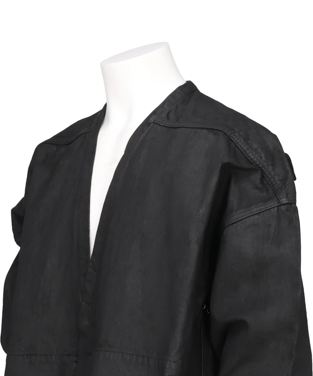 LIDO LARRY SHIRT - BLACK WAX