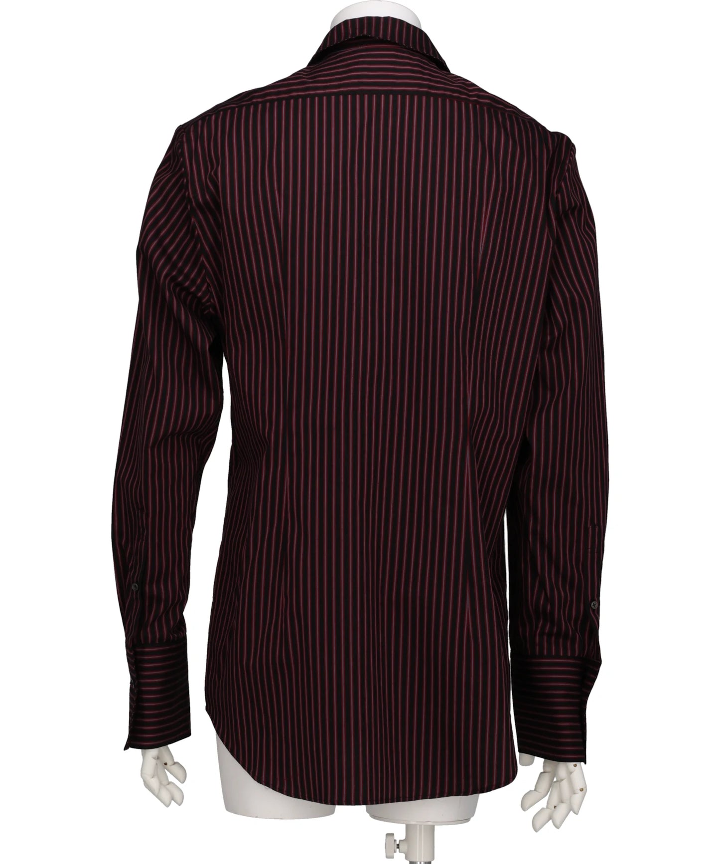 STRIPE SIM-PLE ZIP SHIRT