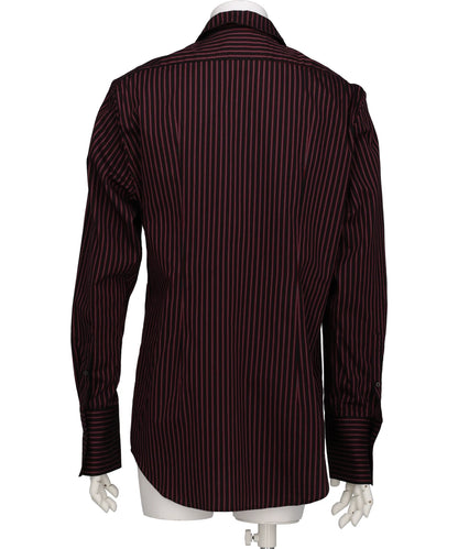 STRIPE SIM-PLE ZIP SHIRT