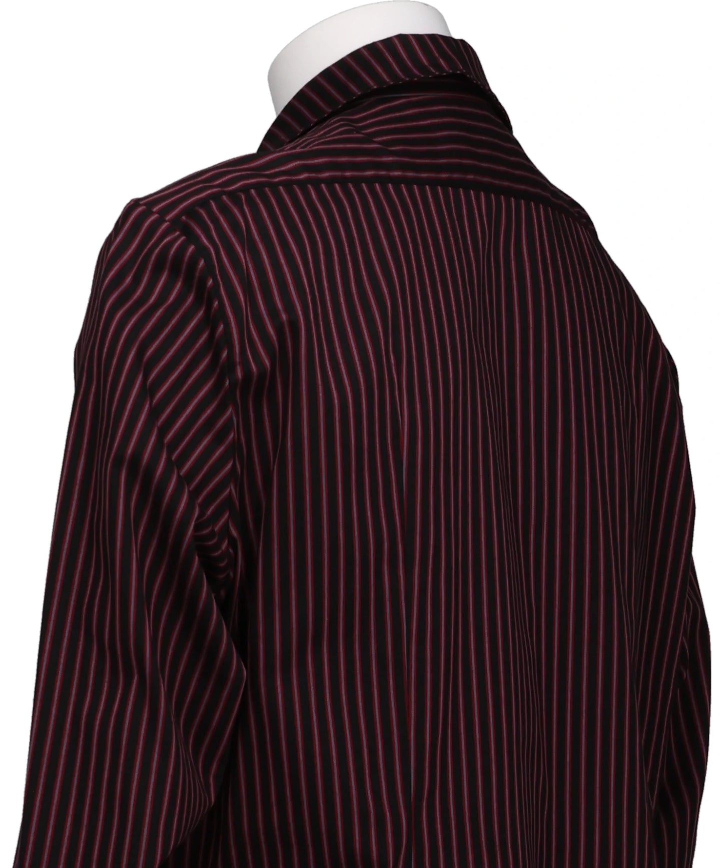 STRIPE SIM-PLE ZIP SHIRT