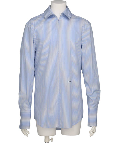 KEISUKEYOSHIDA(ケイスケヨシダ) STRIPE SIM-PLE ZIP SHIRT