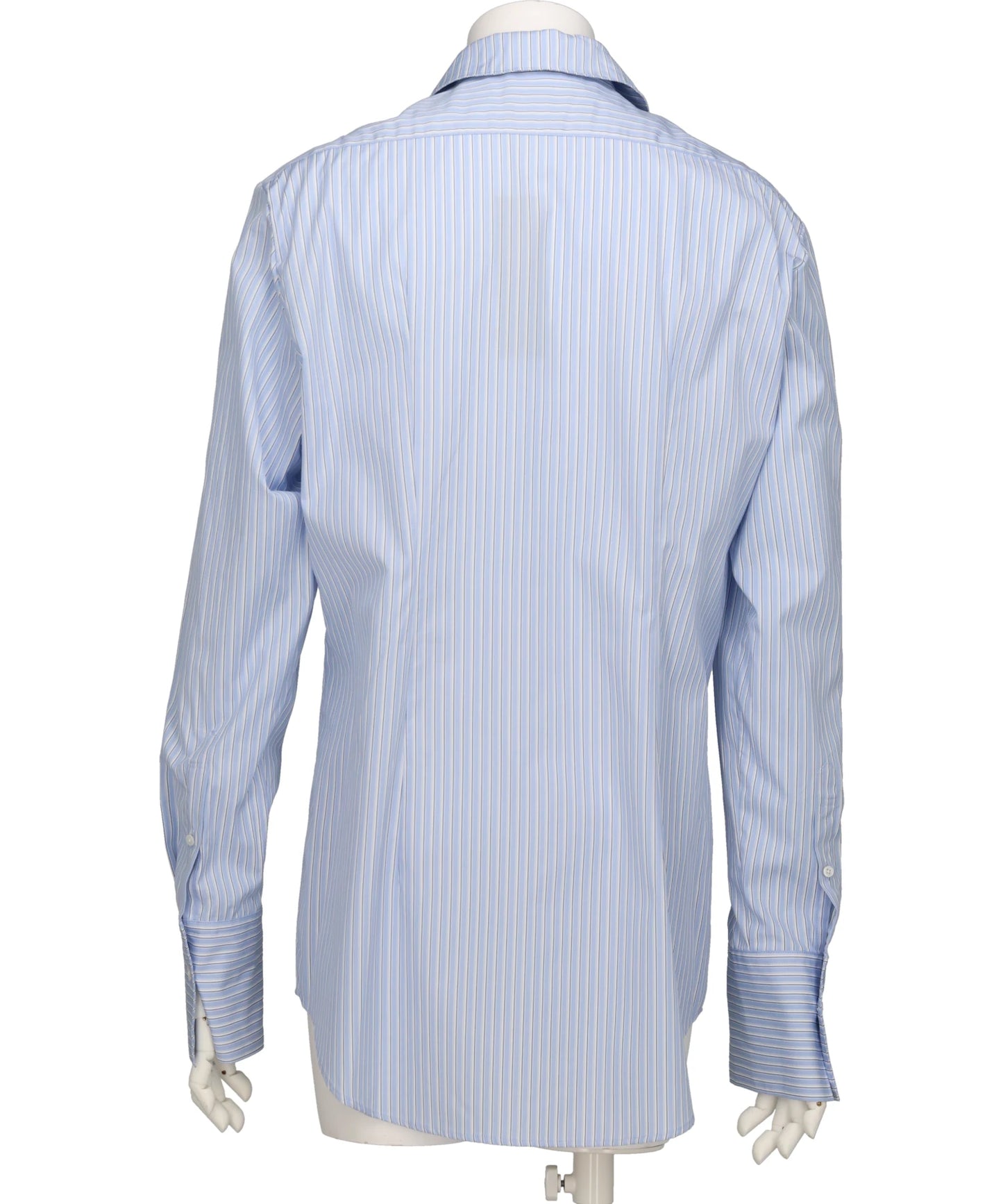 STRIPE SIM-PLE ZIP SHIRT