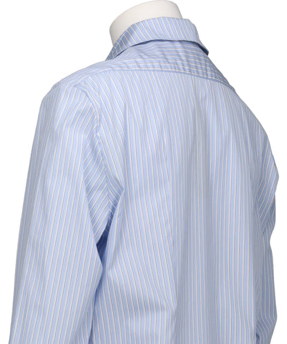 STRIPE SIM-PLE ZIP SHIRT